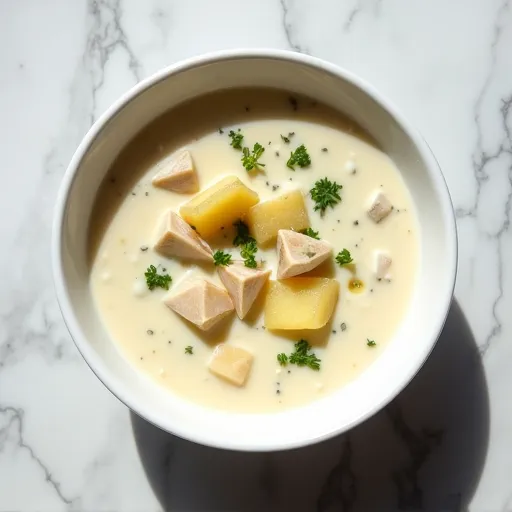 Light and Healthy Greek Yogurt Clam Chowder