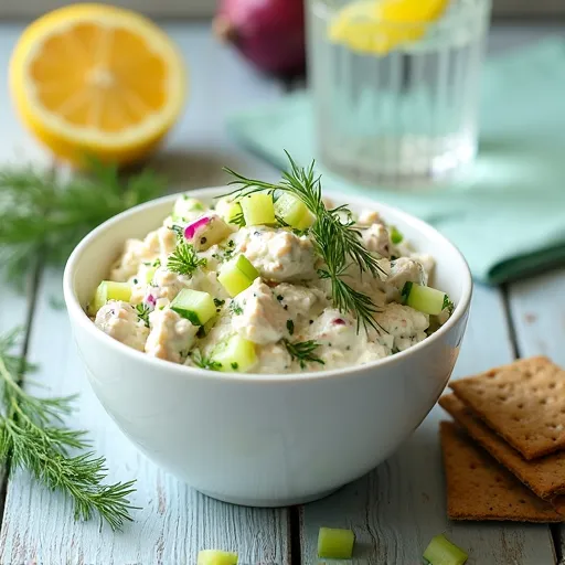 Light Greek Yogurt Dill Tuna Salad