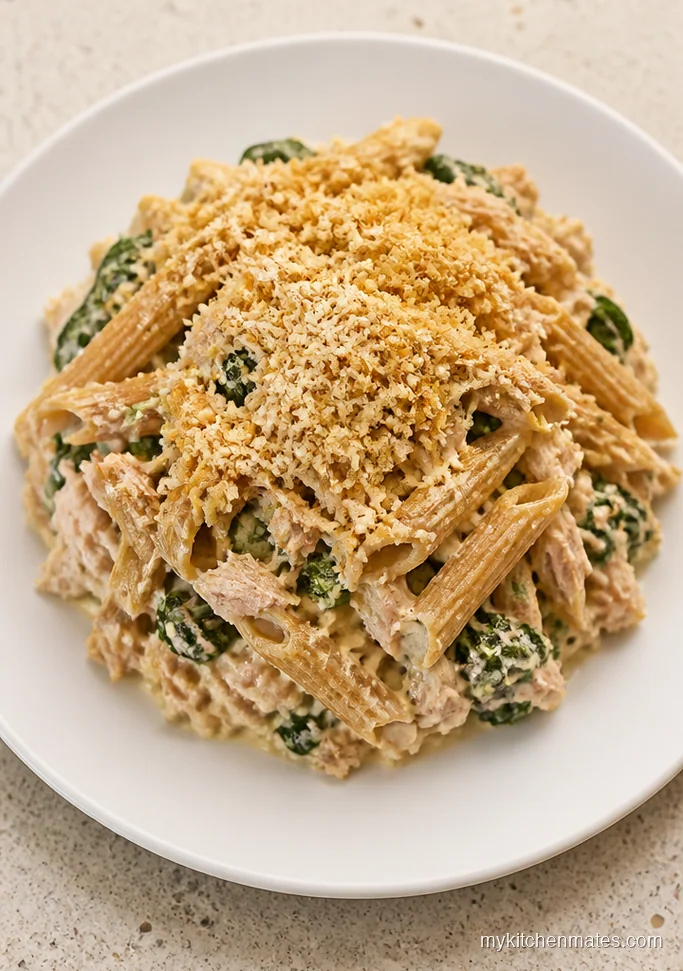 Light Greek Yogurt Tuna Casserole