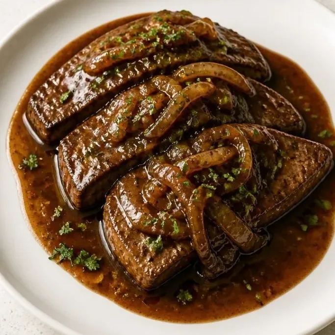 30-Minute Liver and Onions with Rich Gravy Liver and Onions with Gravy