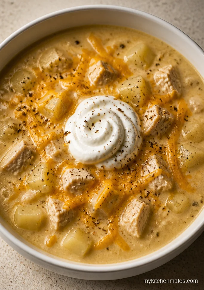 Loaded Baked Chicken Potato Soup