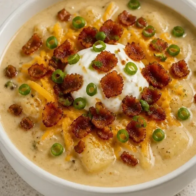 Creamy 30-Minute Loaded Baked Potato Soup loaded baked potato soup_featured_107