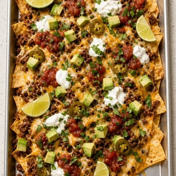 Loaded Beef Nachos
