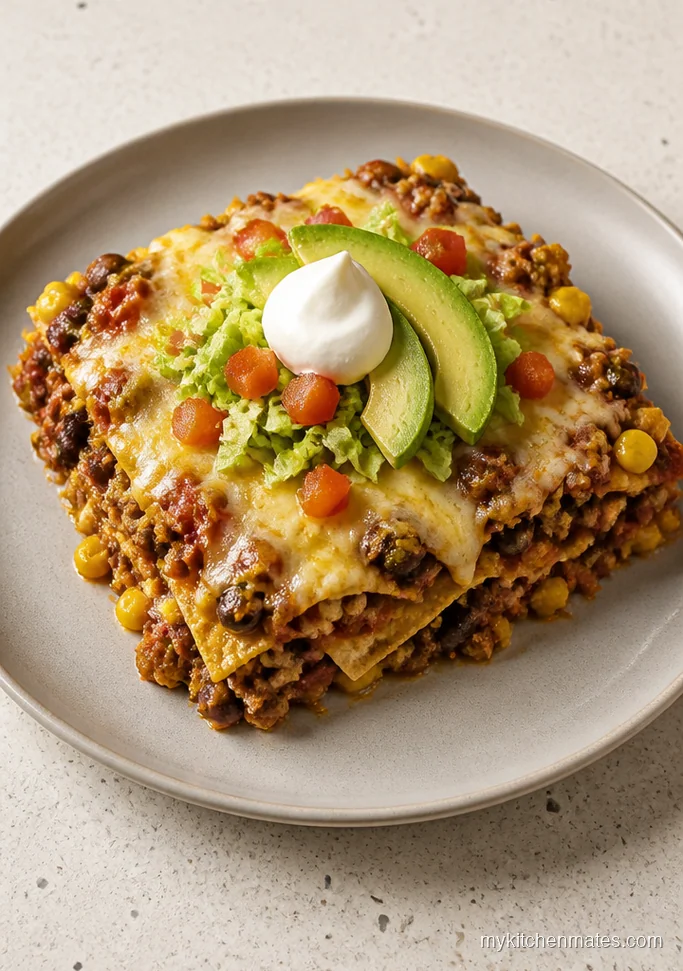 12 Ground Turkey Casserole Recipes That Keep Dinner Low Stress Loaded Ground Turkey Taco Casserole
