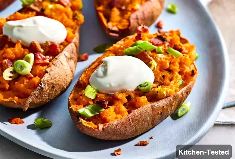 Loaded Sweet Potatoes loaded sweet potatoes