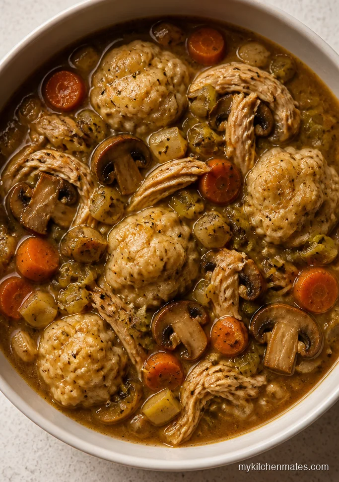 Loaded Vegetable Chicken and Dumplings