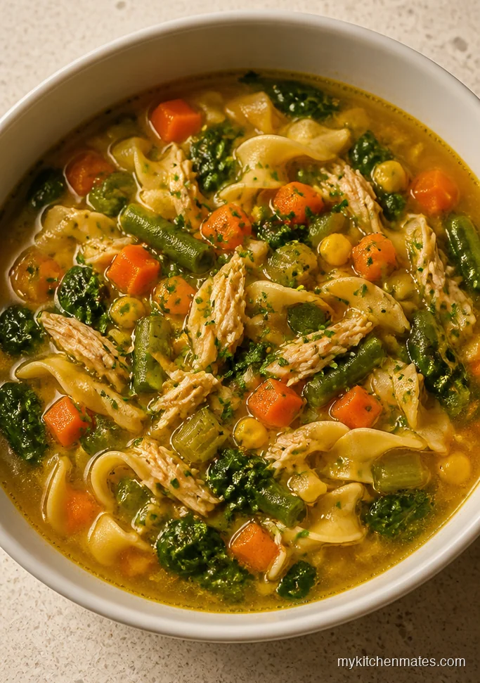 Loaded Vegetable Chicken Noodle Soup