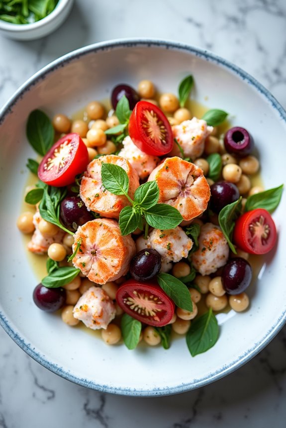 lobster chickpea salad recipe