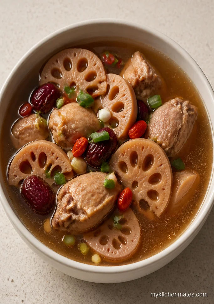 11 Healthy Chinese Soup Recipes for Light and Cozy Meals Lotus Root and Chicken Soup