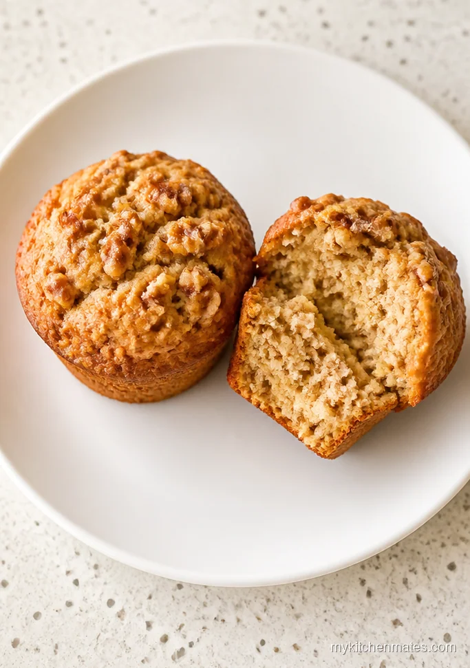 Low Carb Apple Walnut Muffins