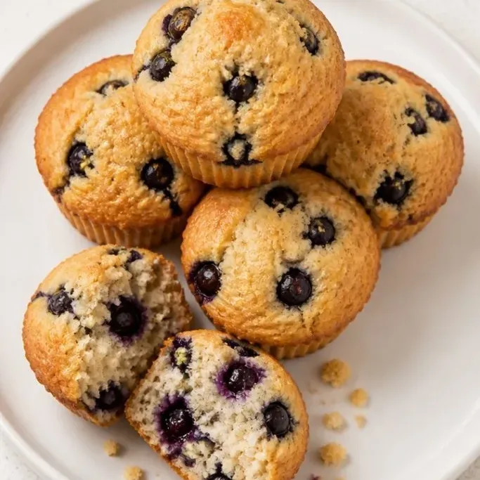 Low Carb Blueberry Muffins