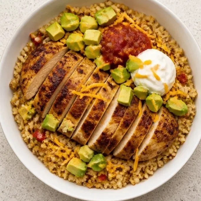 Low Carb Burrito Bowl (Ready in 25 Minutes) Low Carb Burrito Bowl