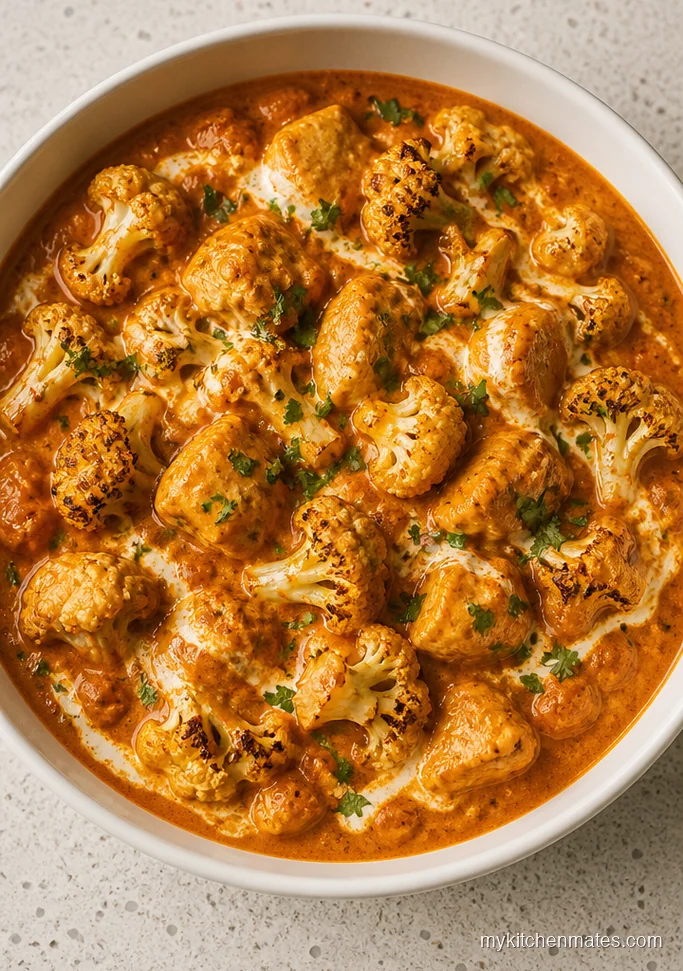 Low Carb Cauliflower Butter Chicken