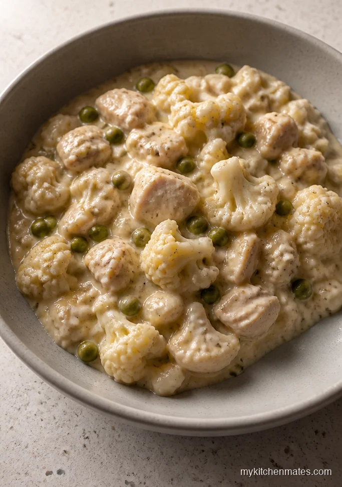 11 Chicken Pot Pie Crockpot Recipes That Keep Dinner Simple Low Carb Cauliflower Chicken Pot Pie