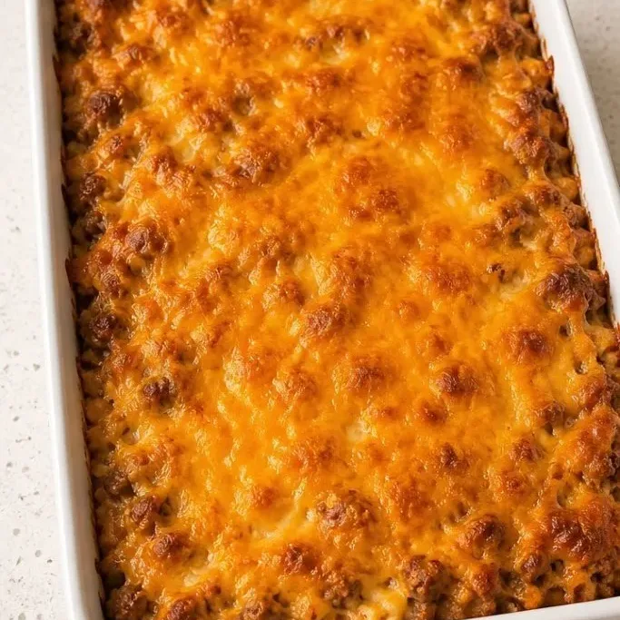 Low Carb Cheeseburger Casserole