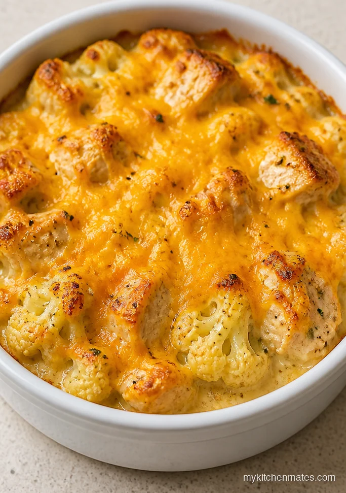 Low Carb Chicken Cauliflower Bake