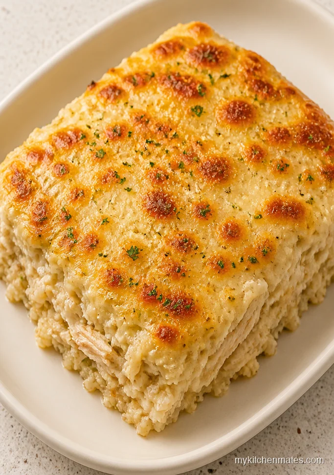 Low Carb Chicken Cauliflower Rice Casserole