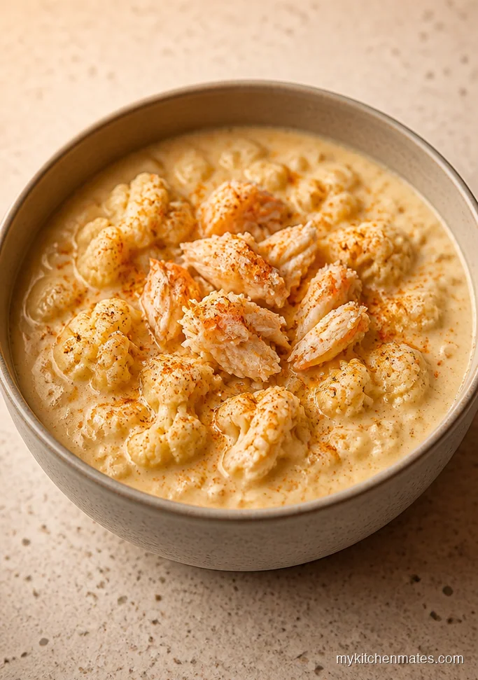 Low Carb Crab Cauliflower Chowder