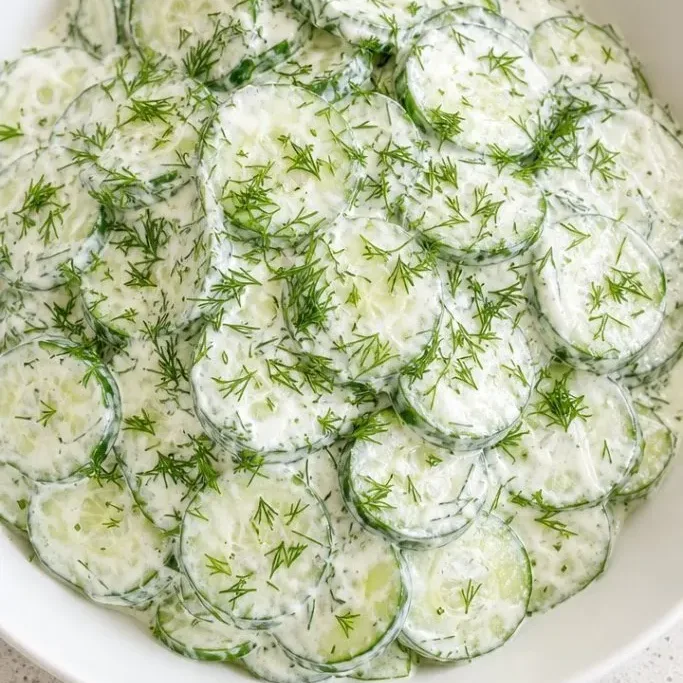 Low Carb Cucumber Salad