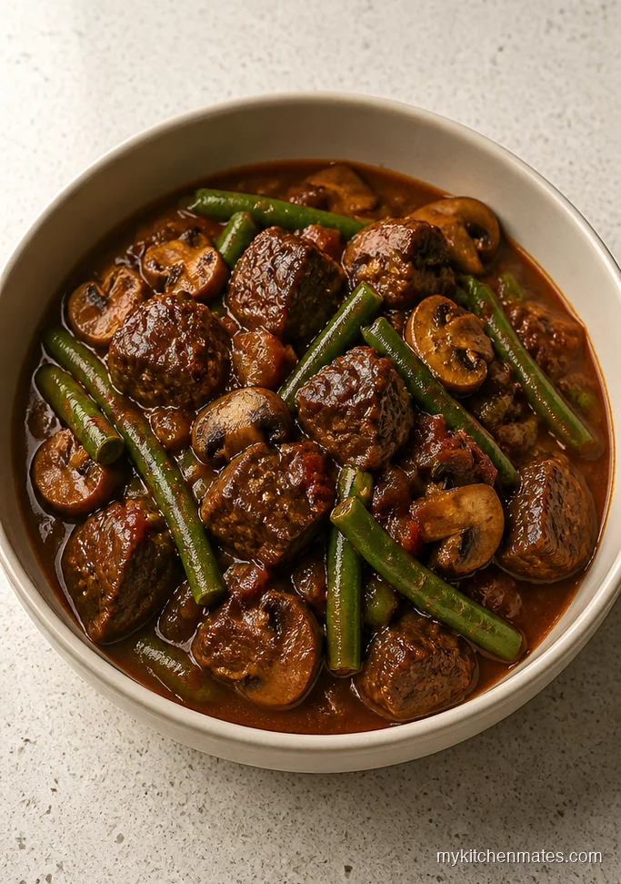 Low Carb Instant Pot Beef Stew with Green Beans