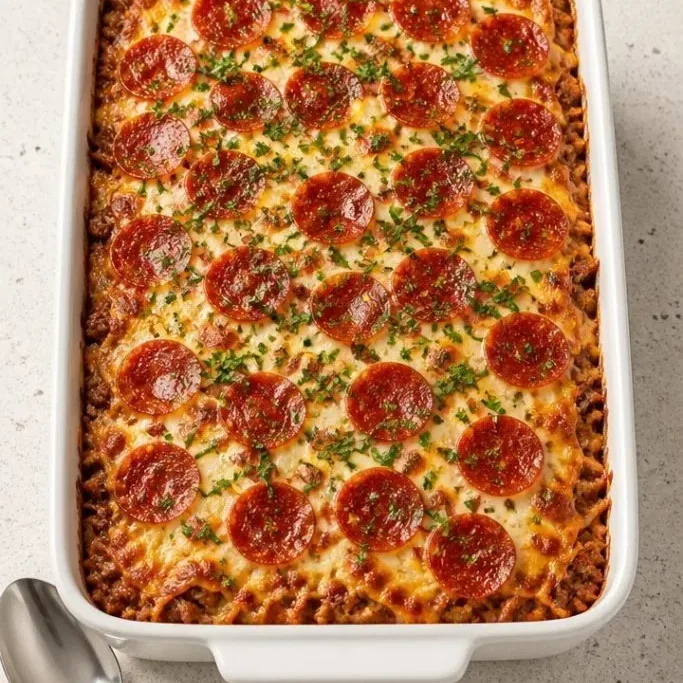 30-Minute Low Carb Pizza Casserole Low Carb Pizza Casserole