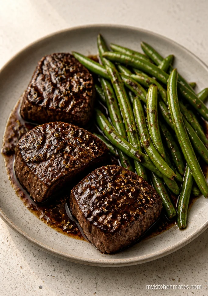 Low Carb Round Steak with Green Beans