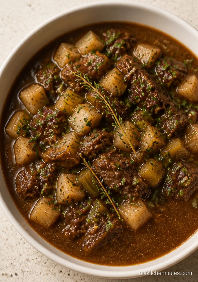 Low Carb Turnip Oven Beef Stew