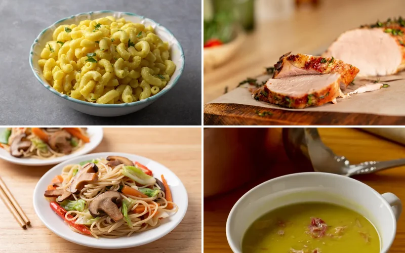 low-cost-dinner-ideas collage