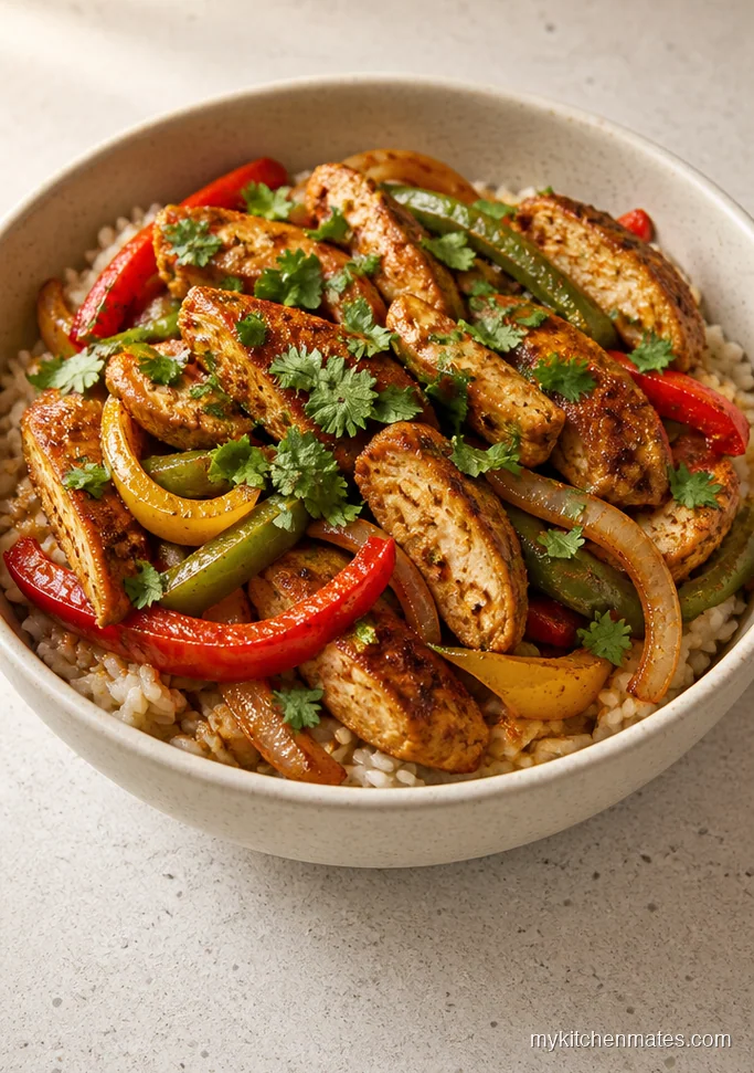 Low Sodium Chicken Fajita Bowls