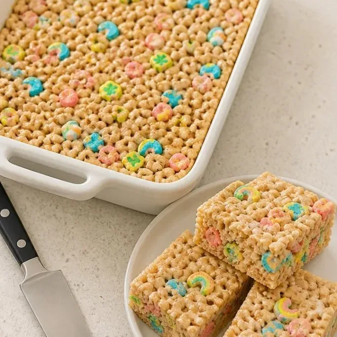Lucky Charms Rice Krispie Treats
