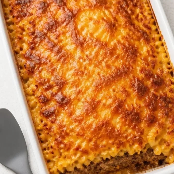 One-Pan Mac and Cheese Meatloaf Casserole Mac And Cheese Meatloaf Casserole
