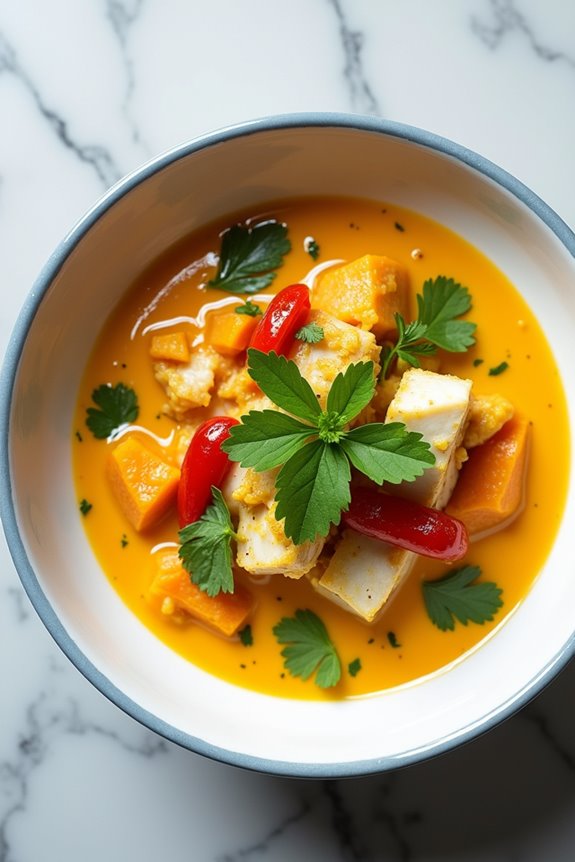 mahi mahi coconut curry