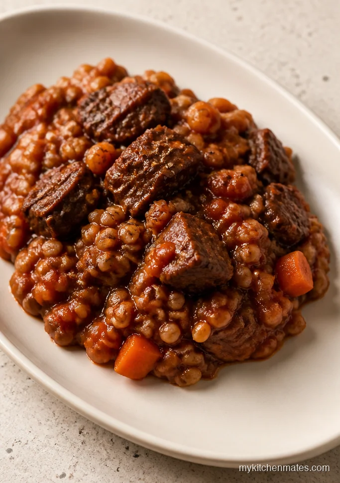 Make-Ahead Beef and Barley Casserole