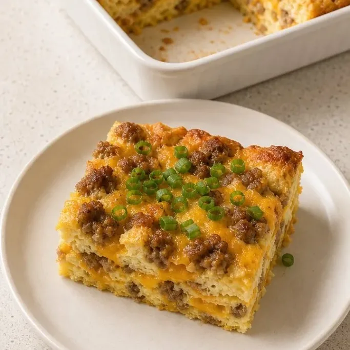 Make-Ahead Breakfast Casserole with Sausage and Cheddar Make Ahead Breakfast Casserole