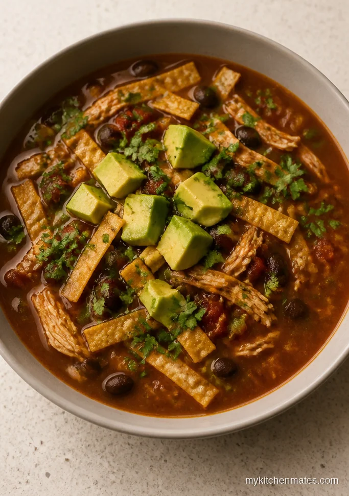Make Ahead Freezer Chicken Tortilla Soup