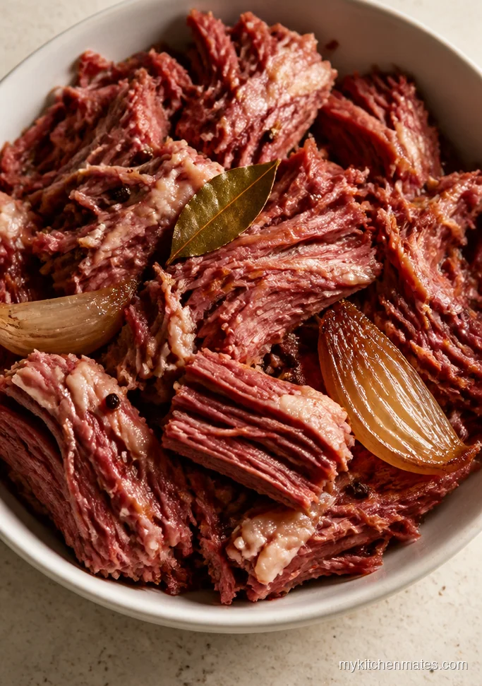 Make Ahead Shredded Corned Beef Freezer Packs