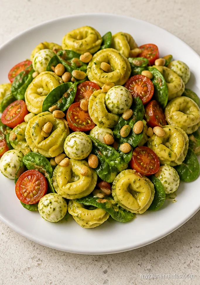 Make-Ahead Tortellini Pesto Pasta Salad