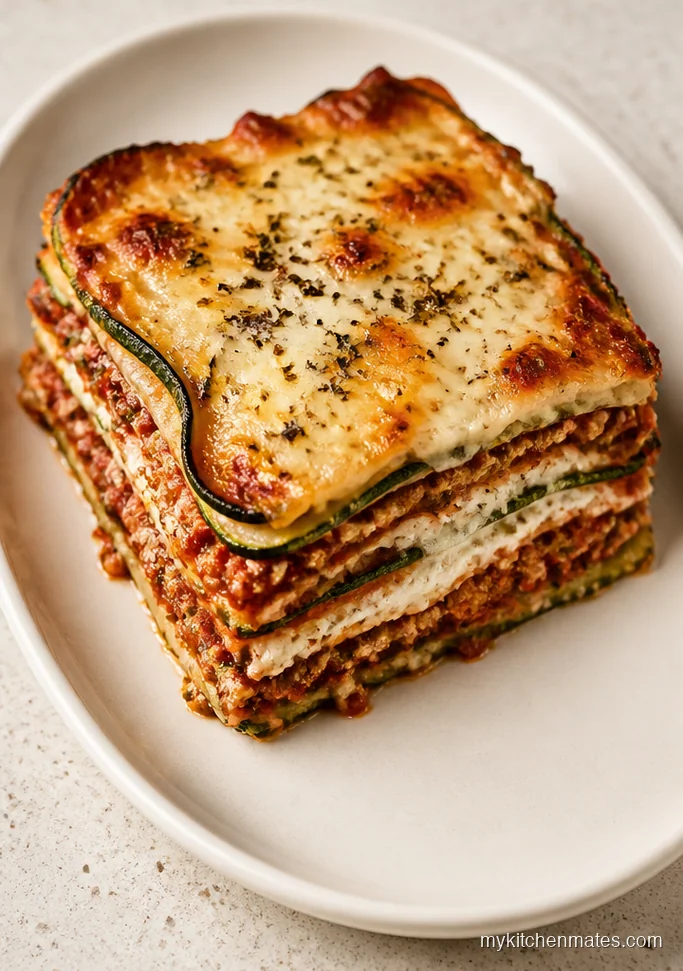 Make-Ahead Turkey Zucchini Lasagna Casserole