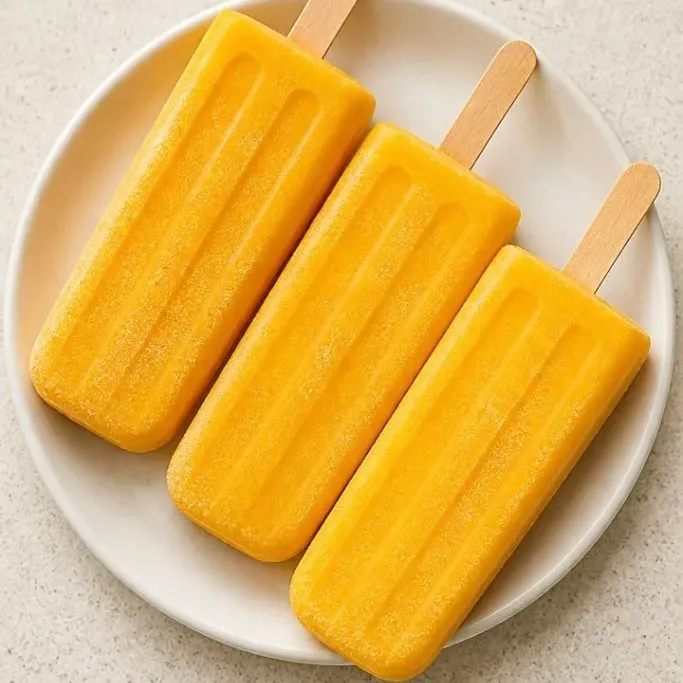3-Ingredient Creamy Mango Ice Candy Mango Ice Candy