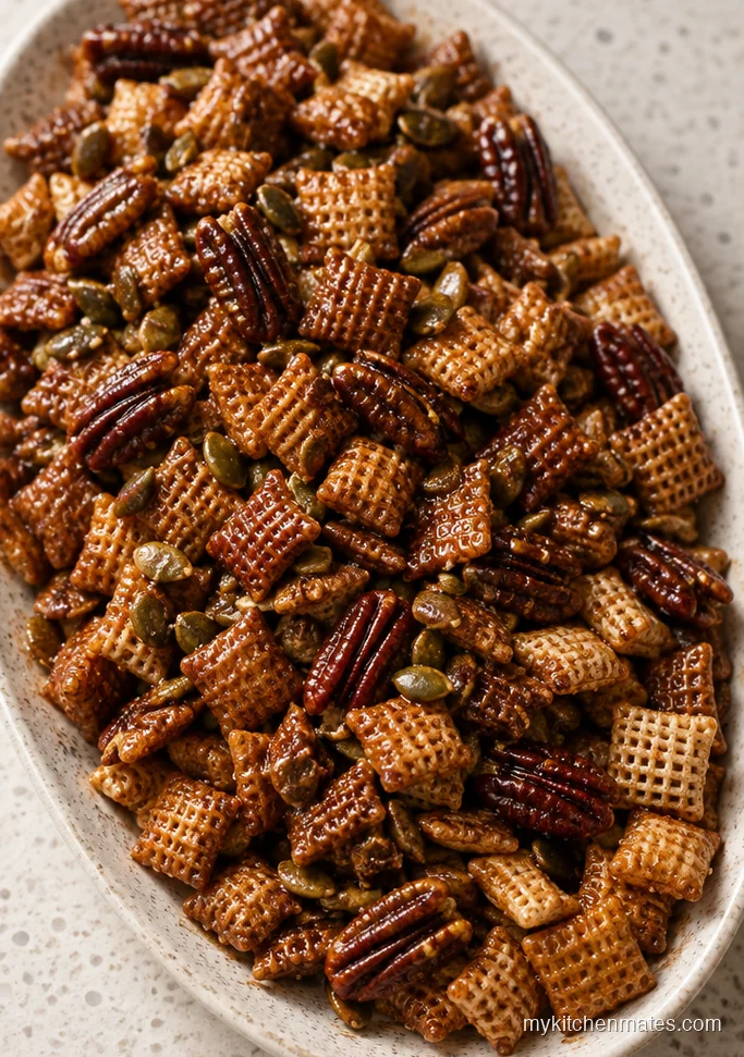 Maple Cinnamon Christmas Chex Mix