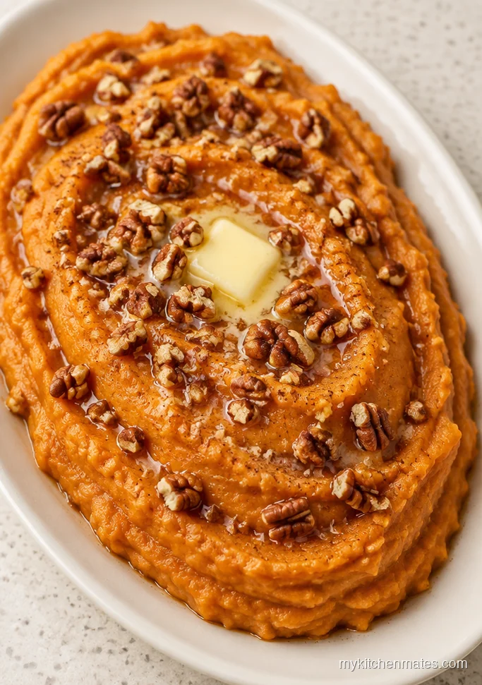 Maple Cinnamon Sweet Potato Mash
