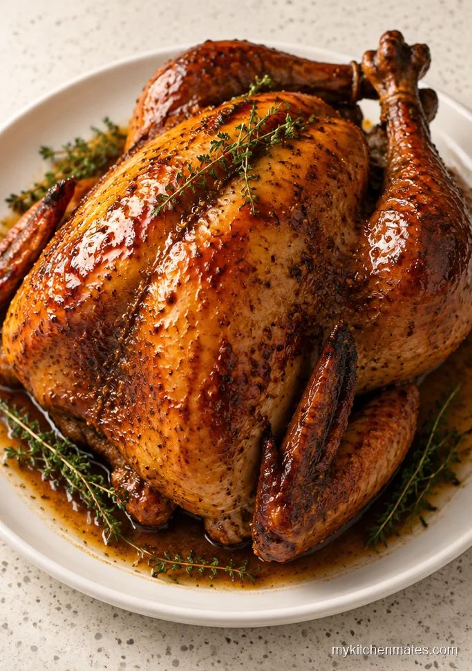Maple Dijon Glazed Turkey