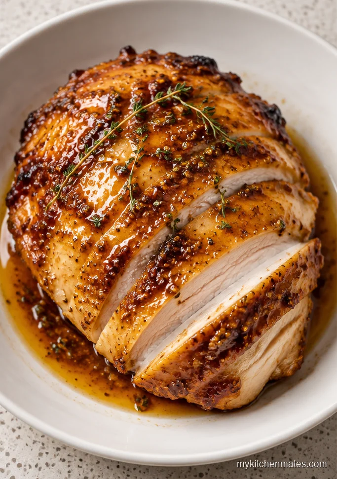 Maple Mustard Glazed Turkey Breast