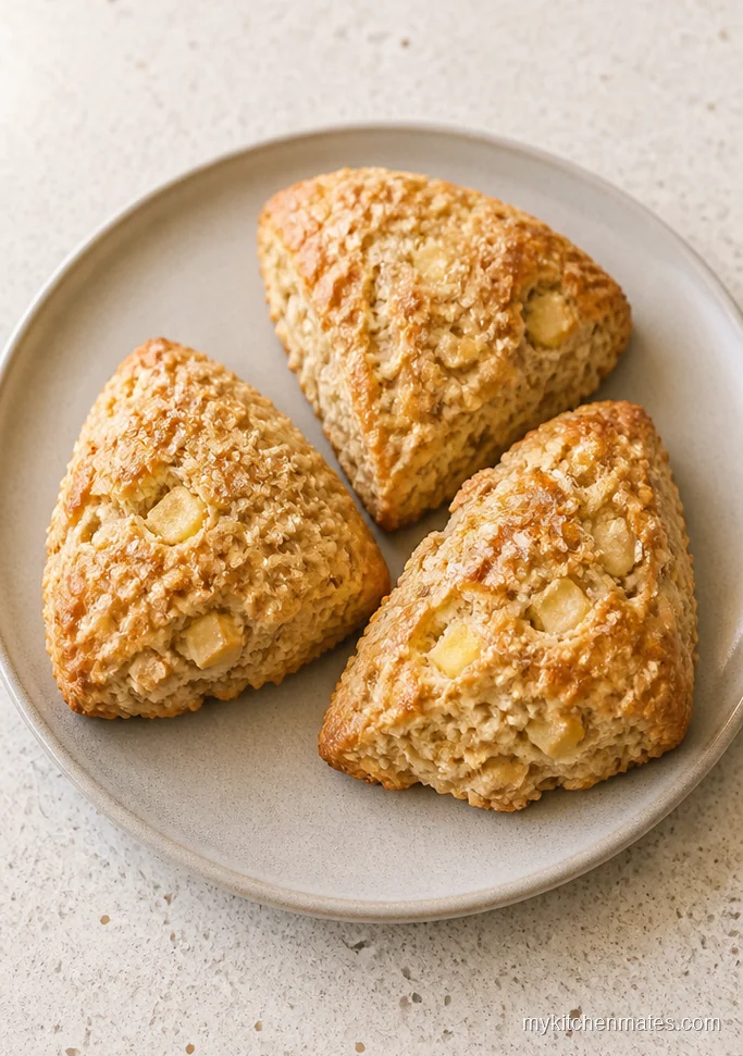 Maple Oat Apple Scones