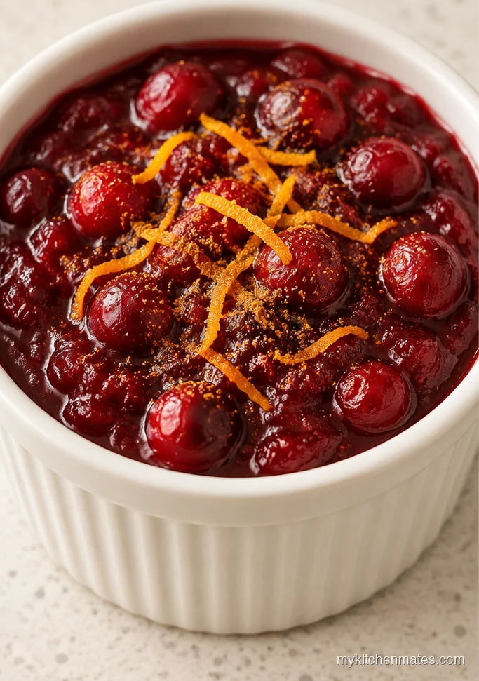 Maple Orange Cranberry Sauce