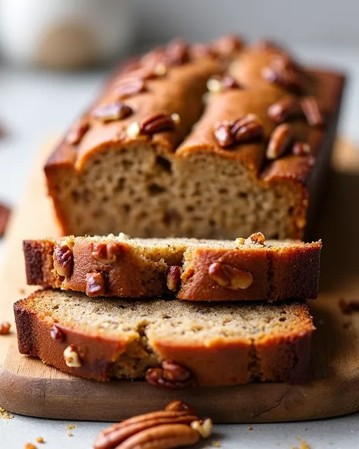 Maple Pecan Banana Bread