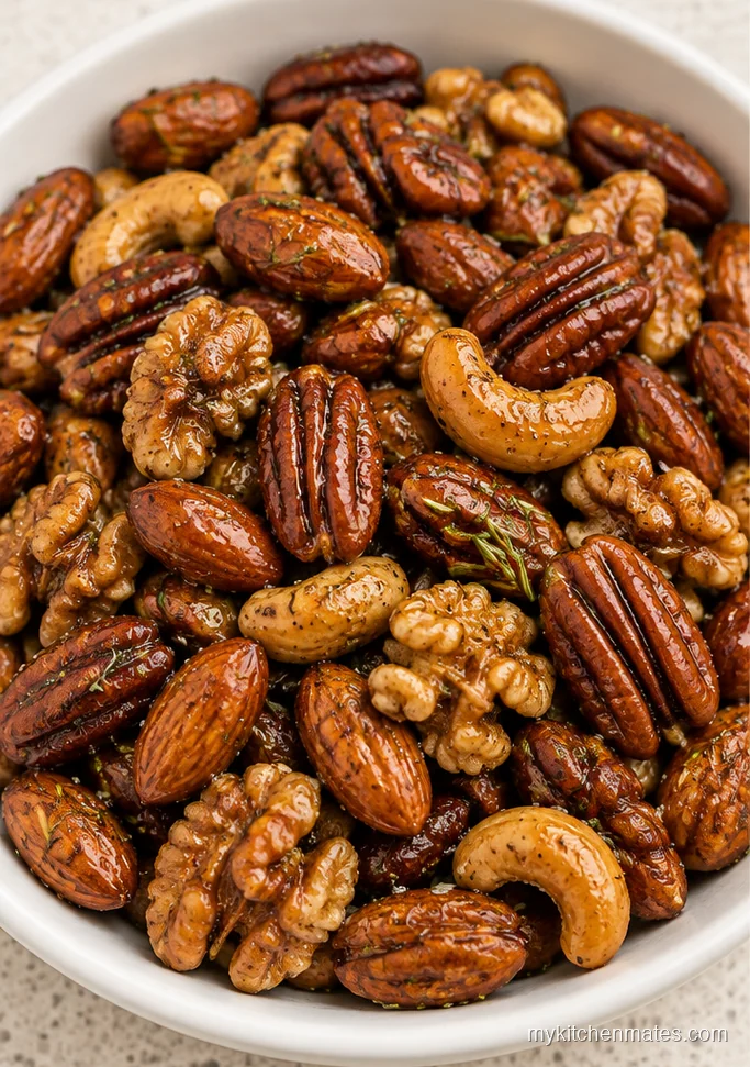 13 Easy Thanksgiving Appetizers Your Guests Will Reach for First Maple Rosemary Mixed Nuts