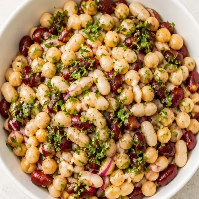 10-Minute Marinated Bean Salad Marinated Bean Salad