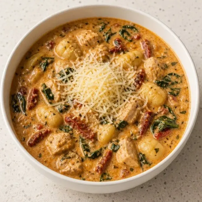 Marry Me Chicken Gnocchi Soup