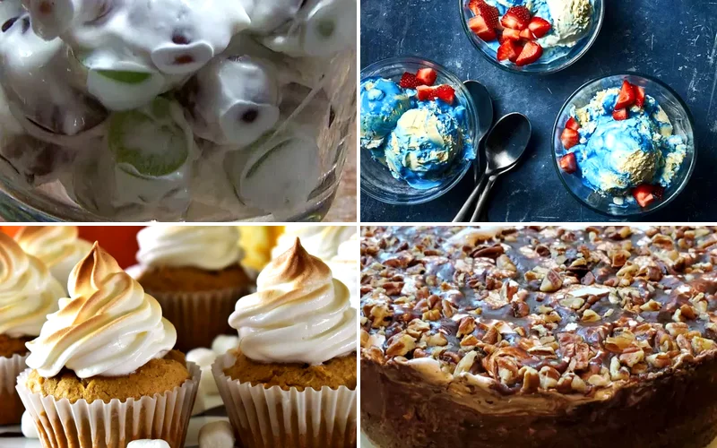 19 Delicious Ways to Use Marshmallow Creme in Desserts marshmallow fluff recipes featured